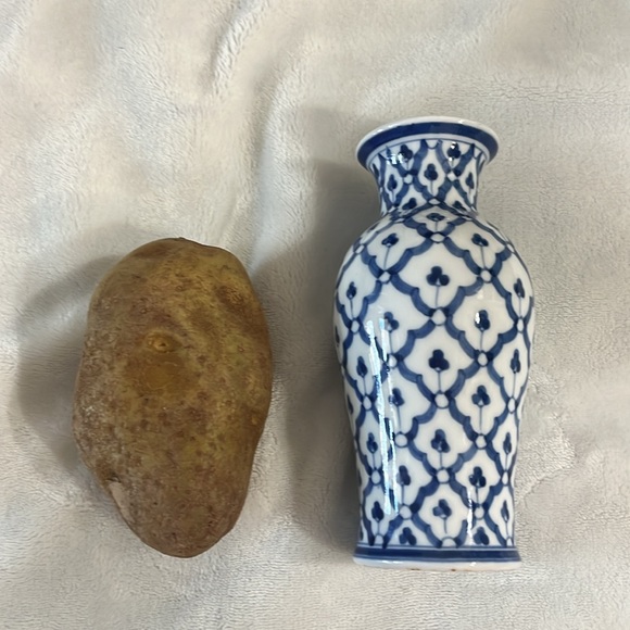 China Old of blue and white porcelain vase - Picture 4 of 4